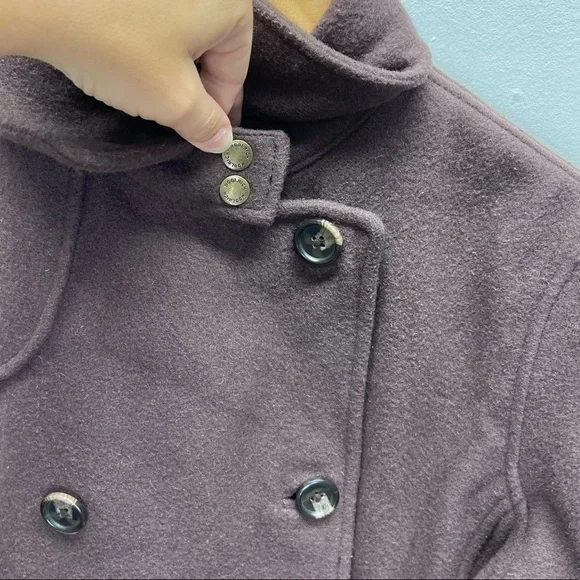 Woolrich Womens Double Breasted Wool Jacket Sz S